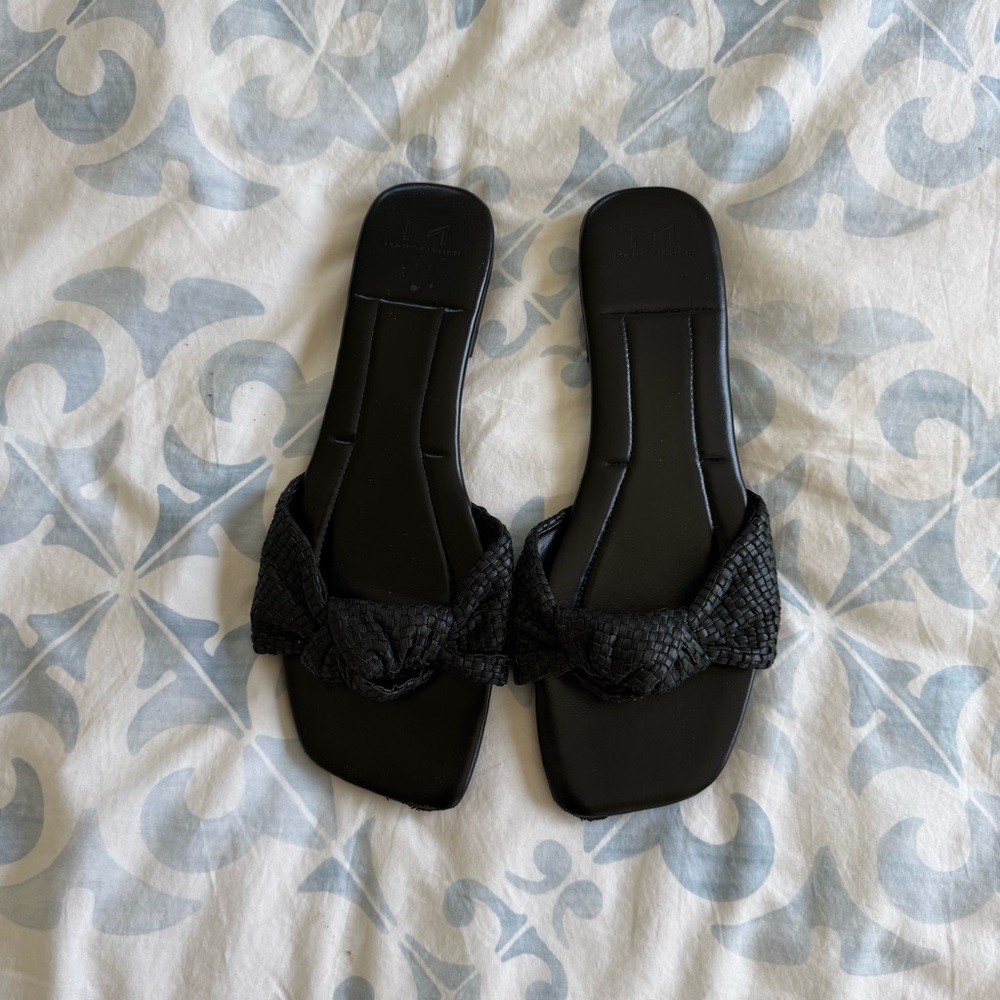 Marc Fisher Black slide sandals - 9.5